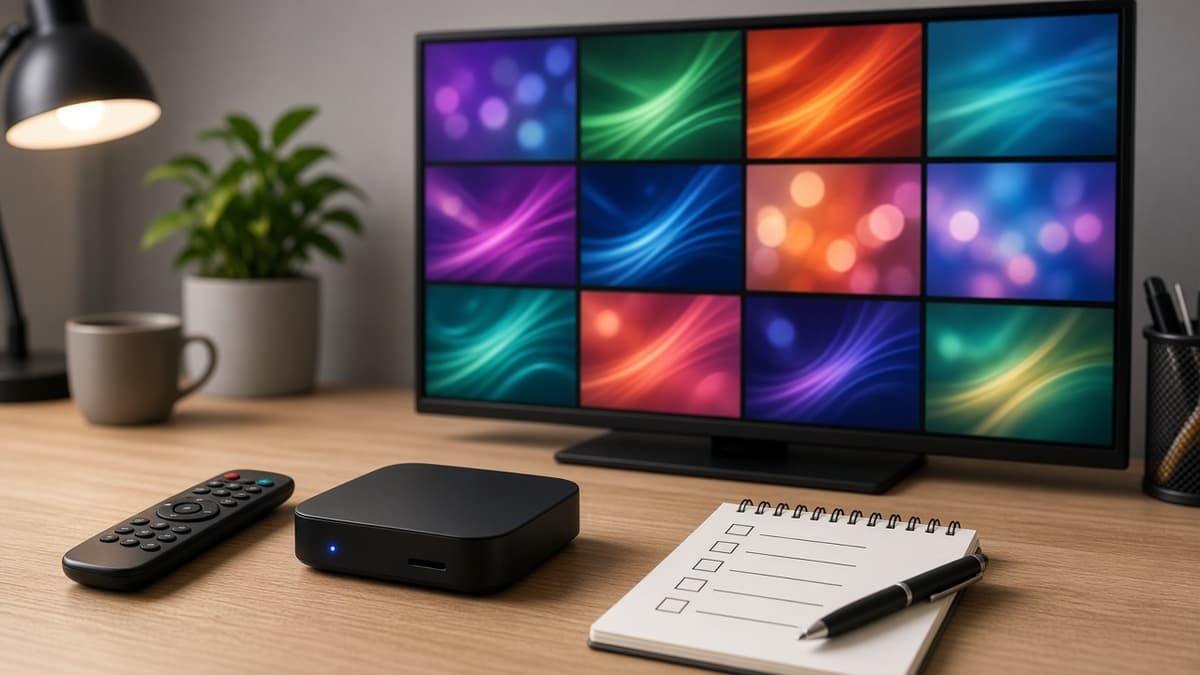 Setup de test abonnement IPTV Trex sur box Android